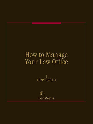cover image of How to Manage Your Law Office
